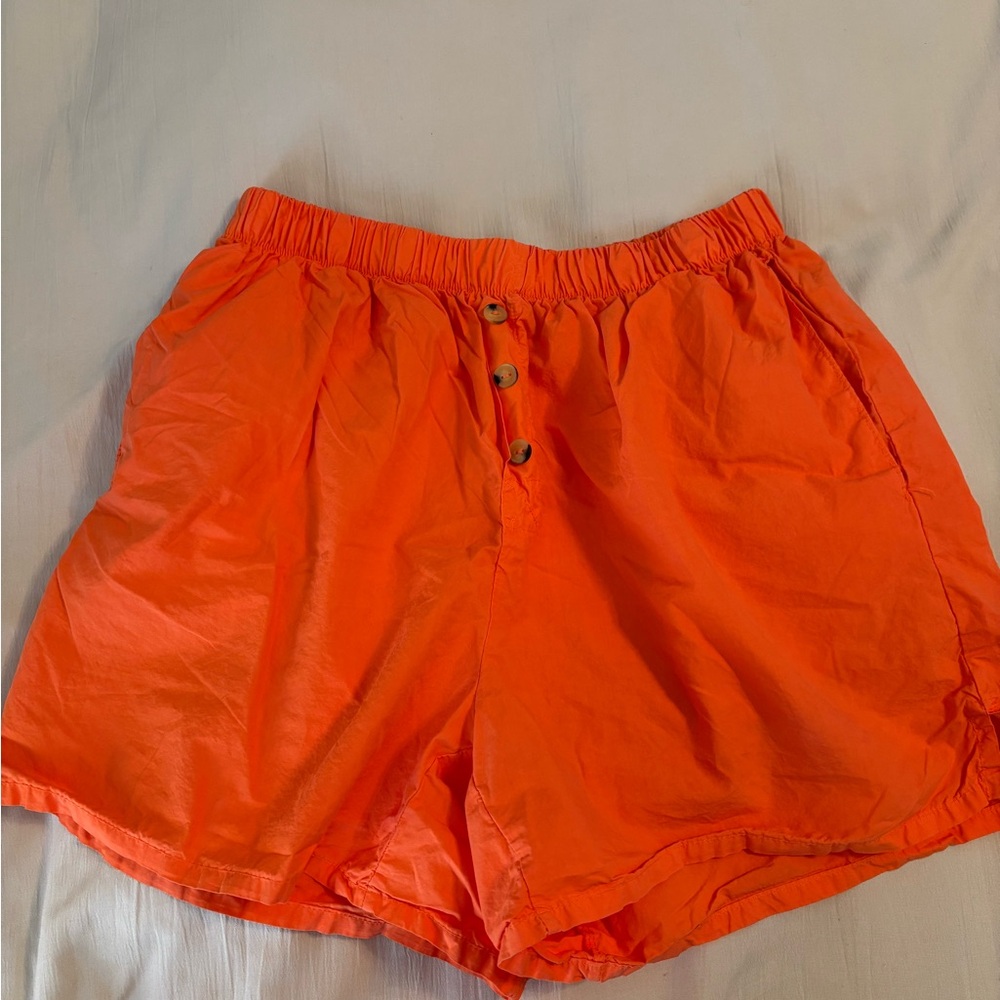 Donni Bright Orange Shorts